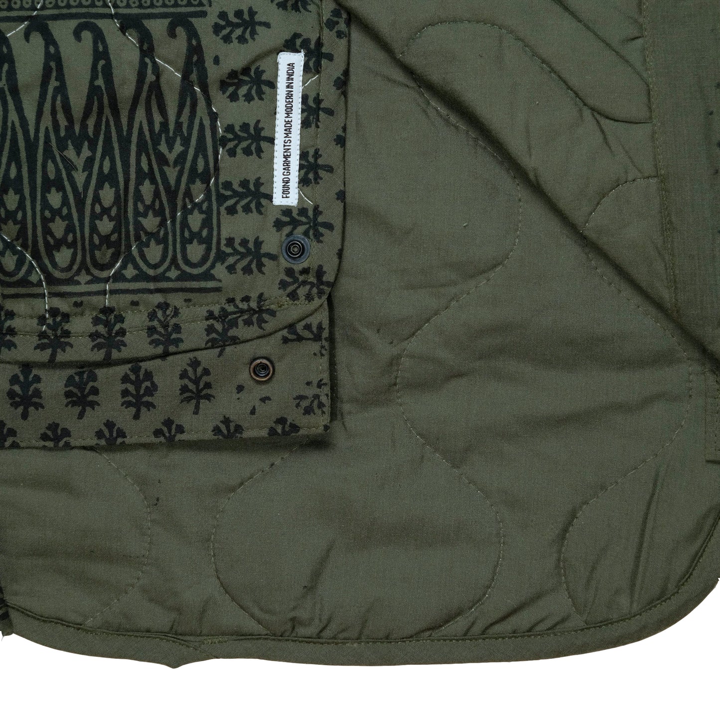 Upcycled Hand Blocked Chameli Liner