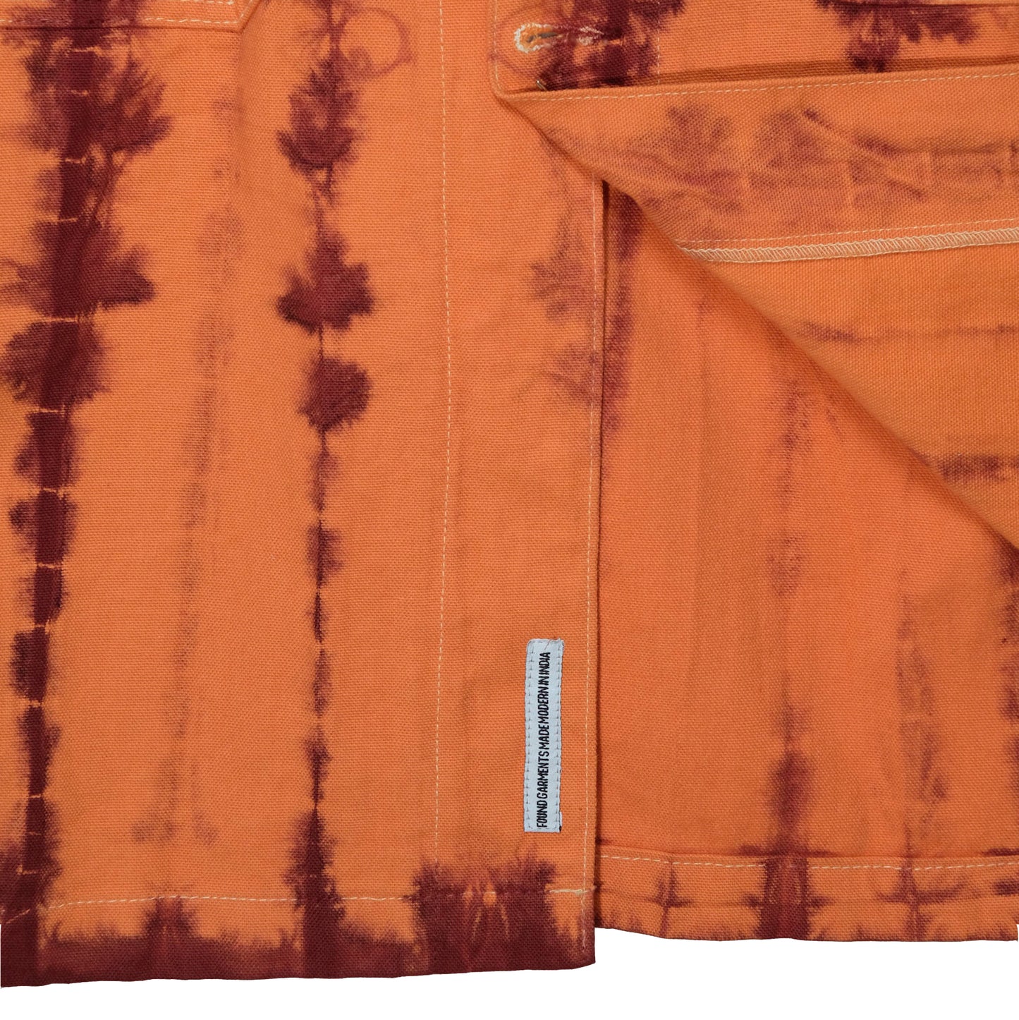 Upcycled Hand Dyed Shibori Shop Jacket