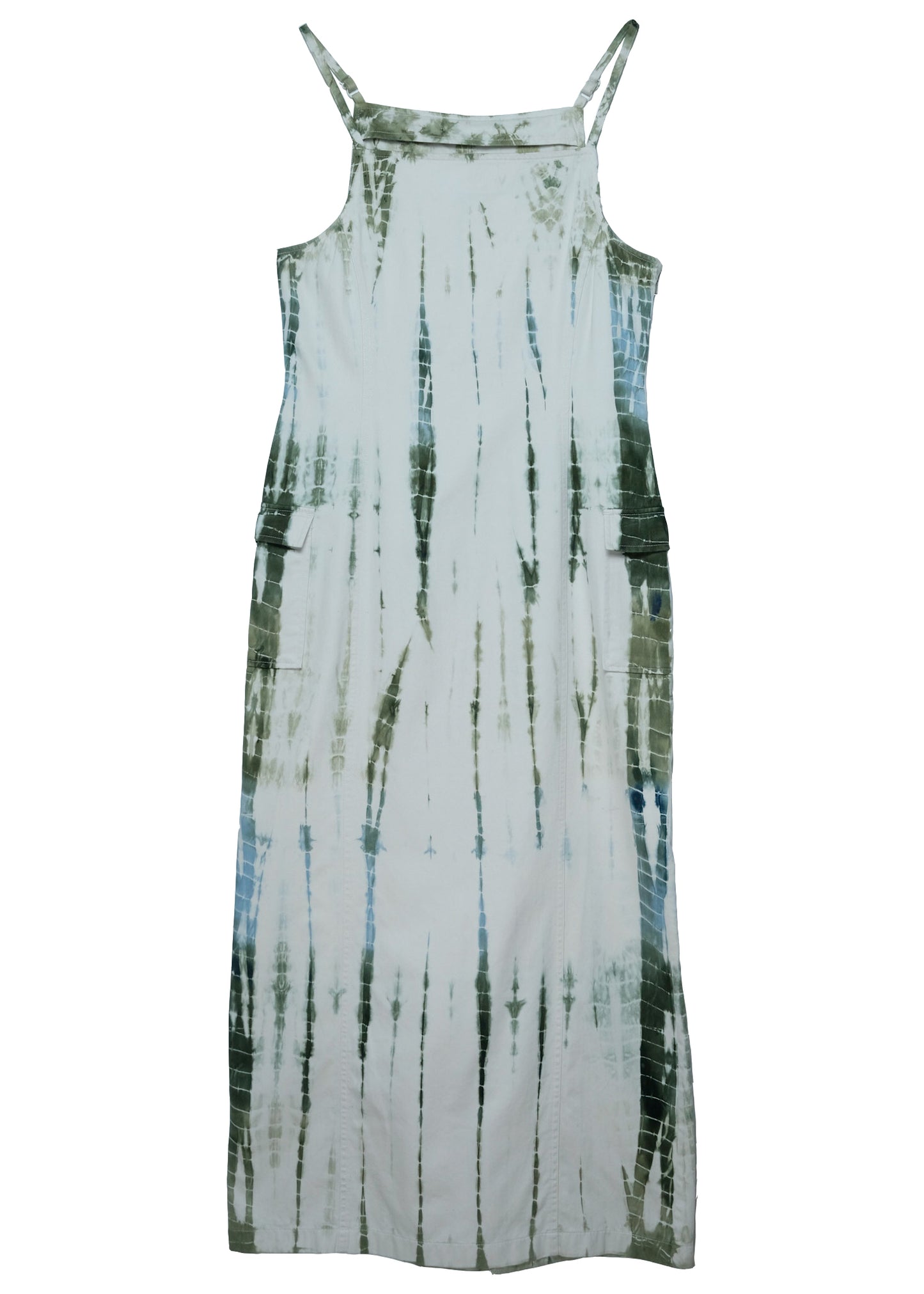 Upcycled Hand Dyed Shibori Dress