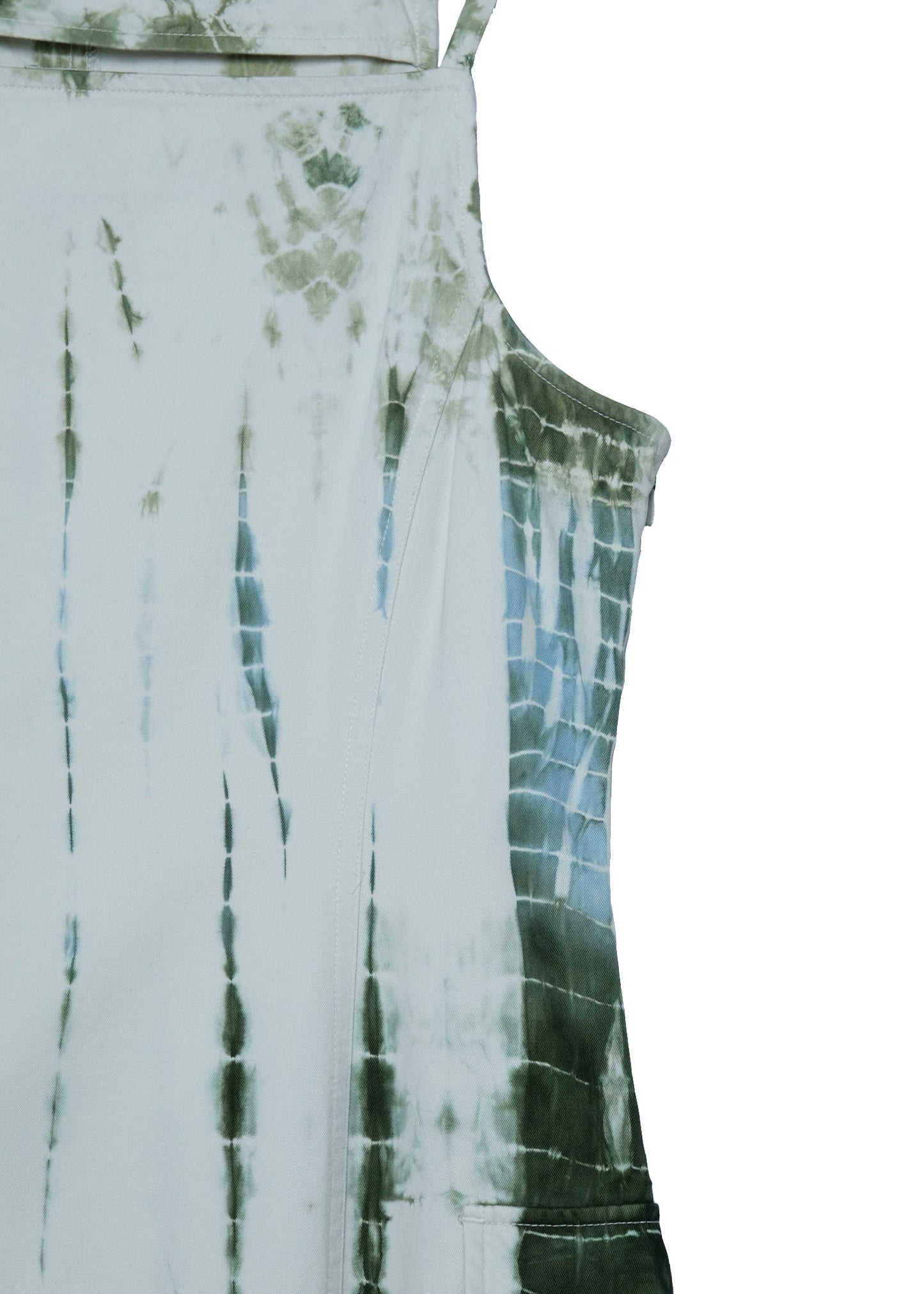Upcycled Hand Dyed Shibori Dress