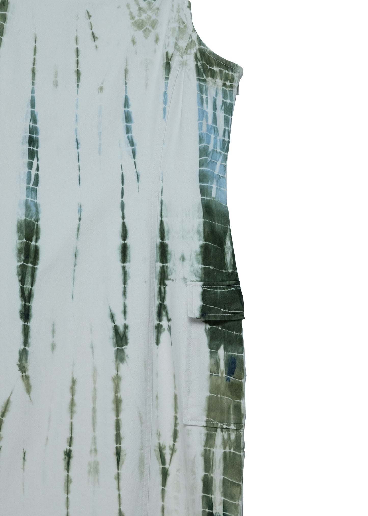Upcycled Hand Dyed Shibori Dress