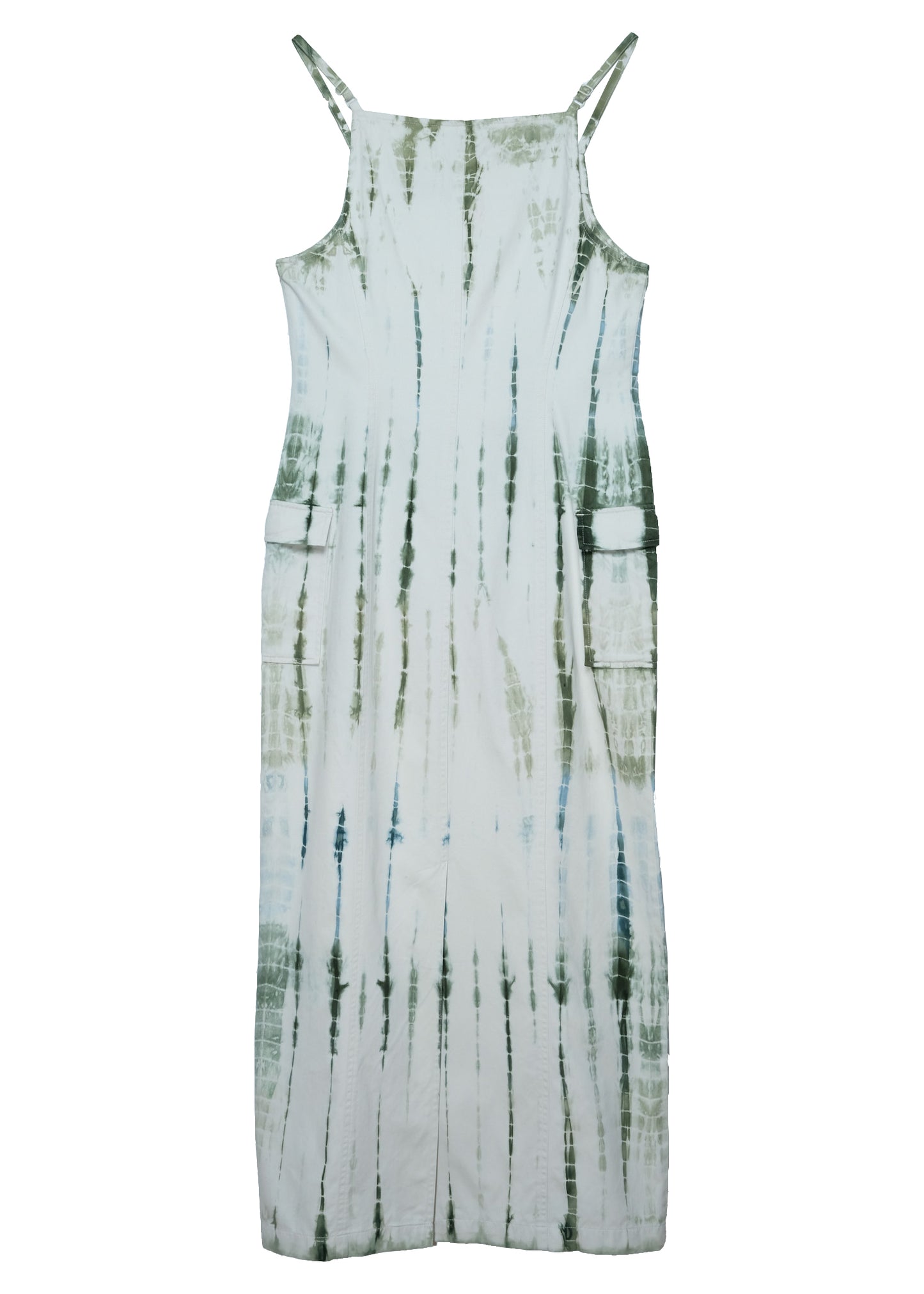 Upcycled Hand Dyed Shibori Dress
