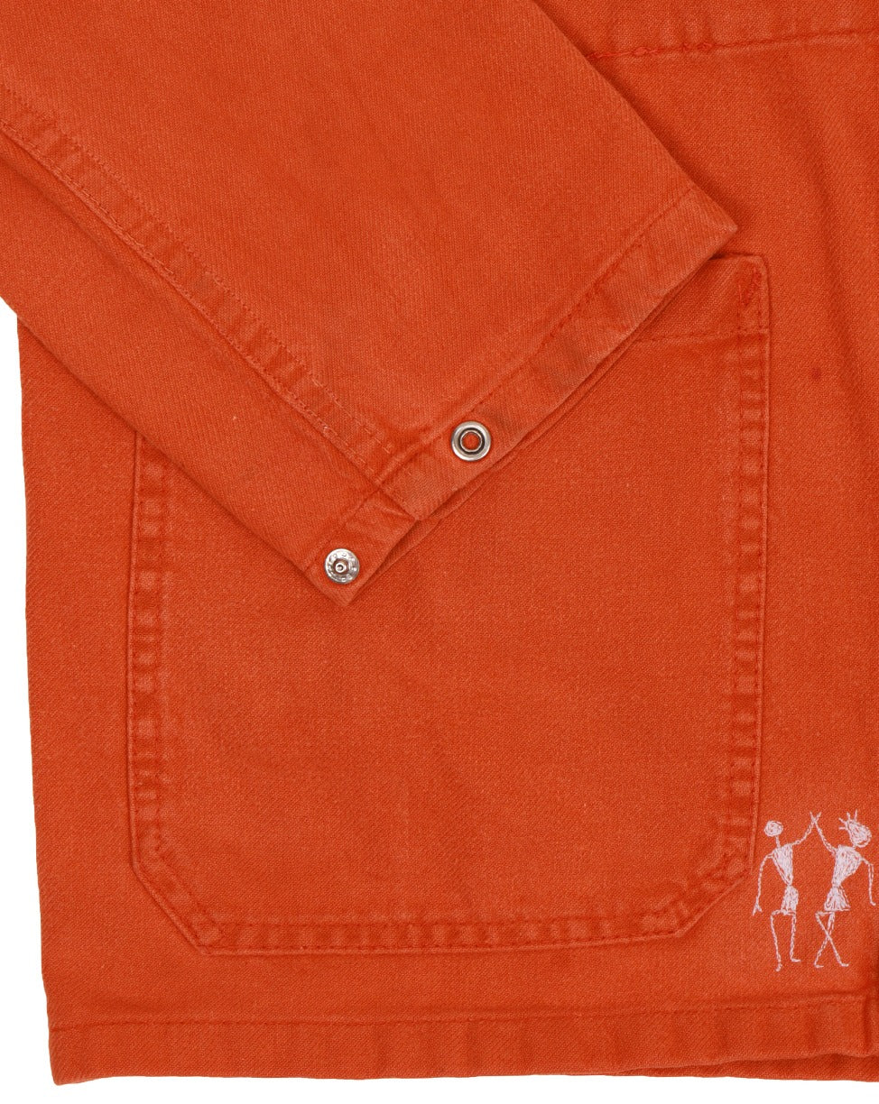 Blossom Warli Chore Coat