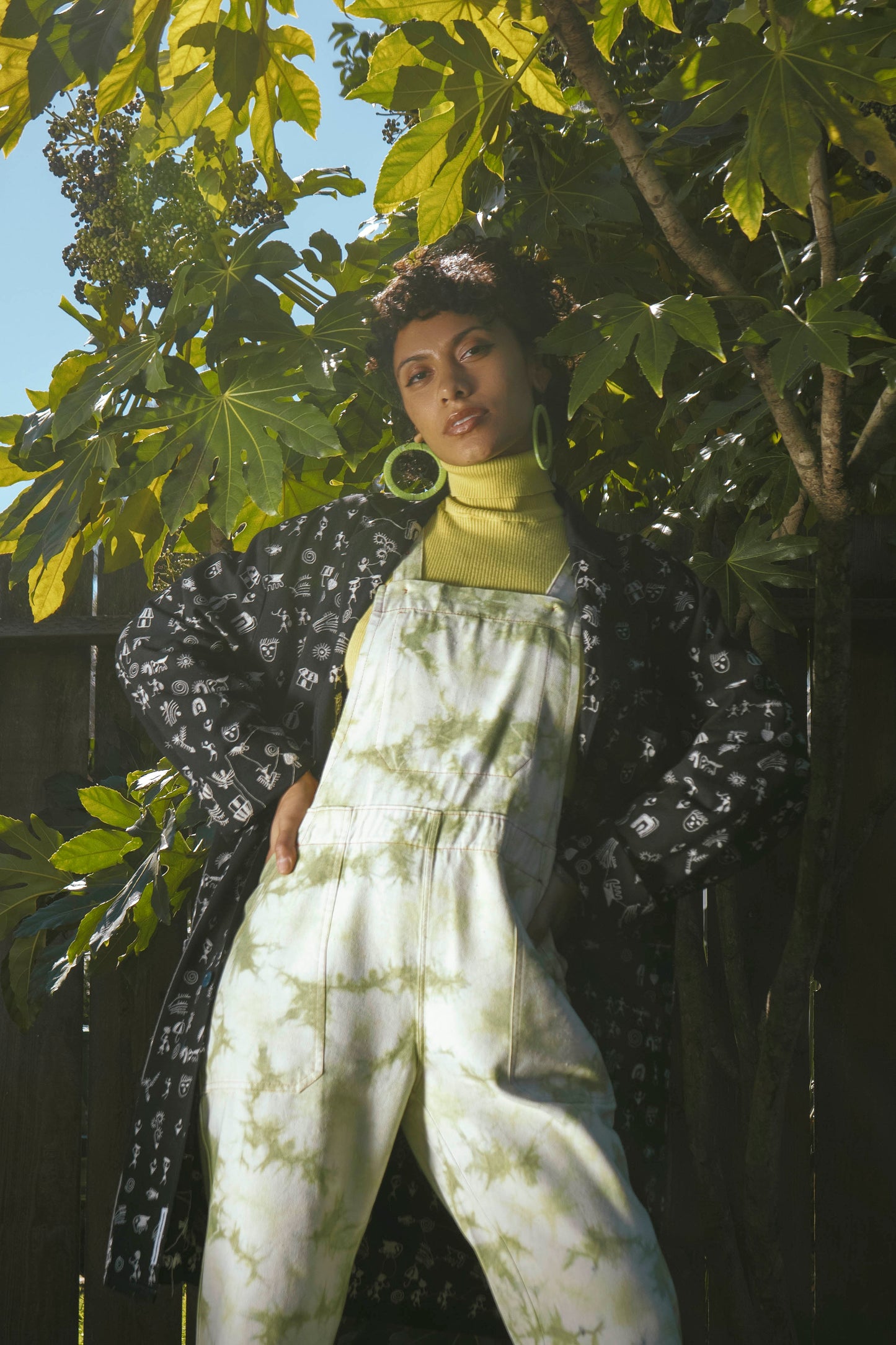 Upcycled Batik Overall