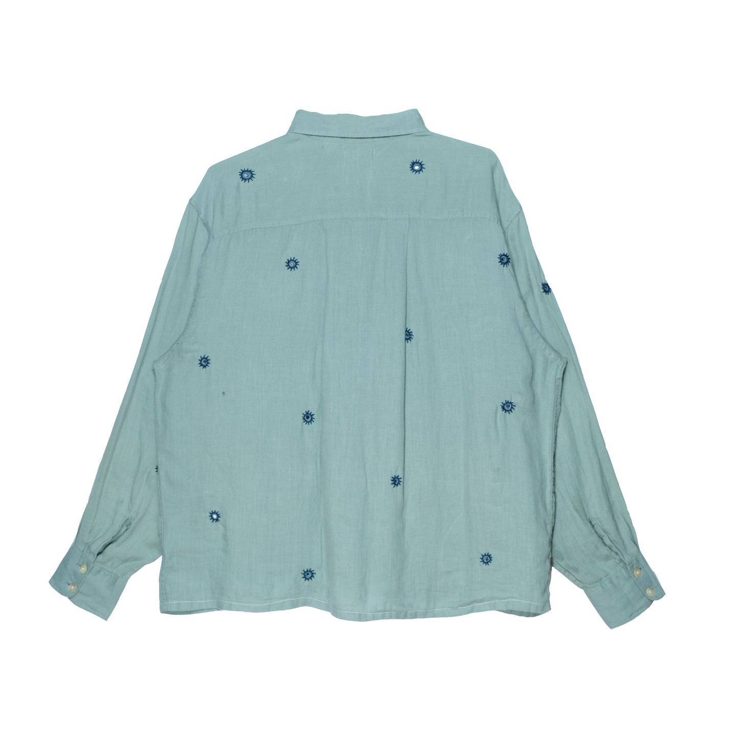 Upcycled Hand Embroidered Mirror Shirt
