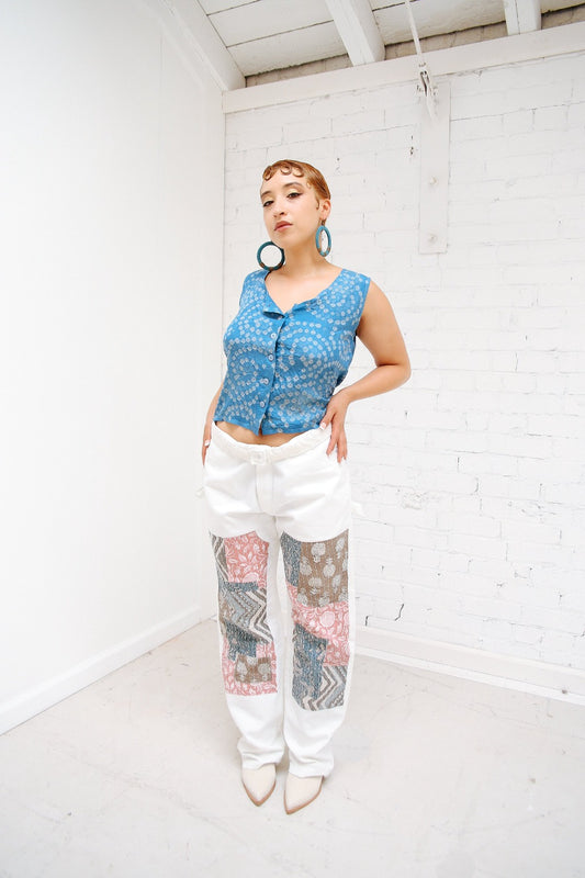Kantha Patchwork Utility Pant