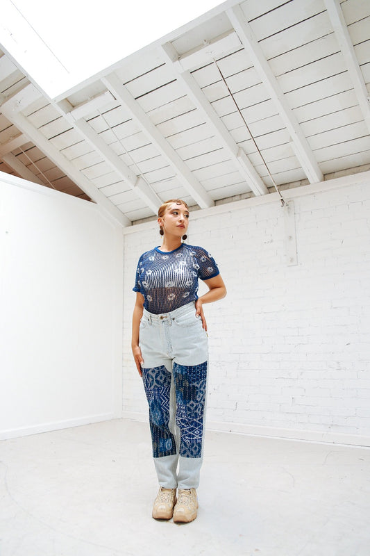 Kantha Patchwork Jeans