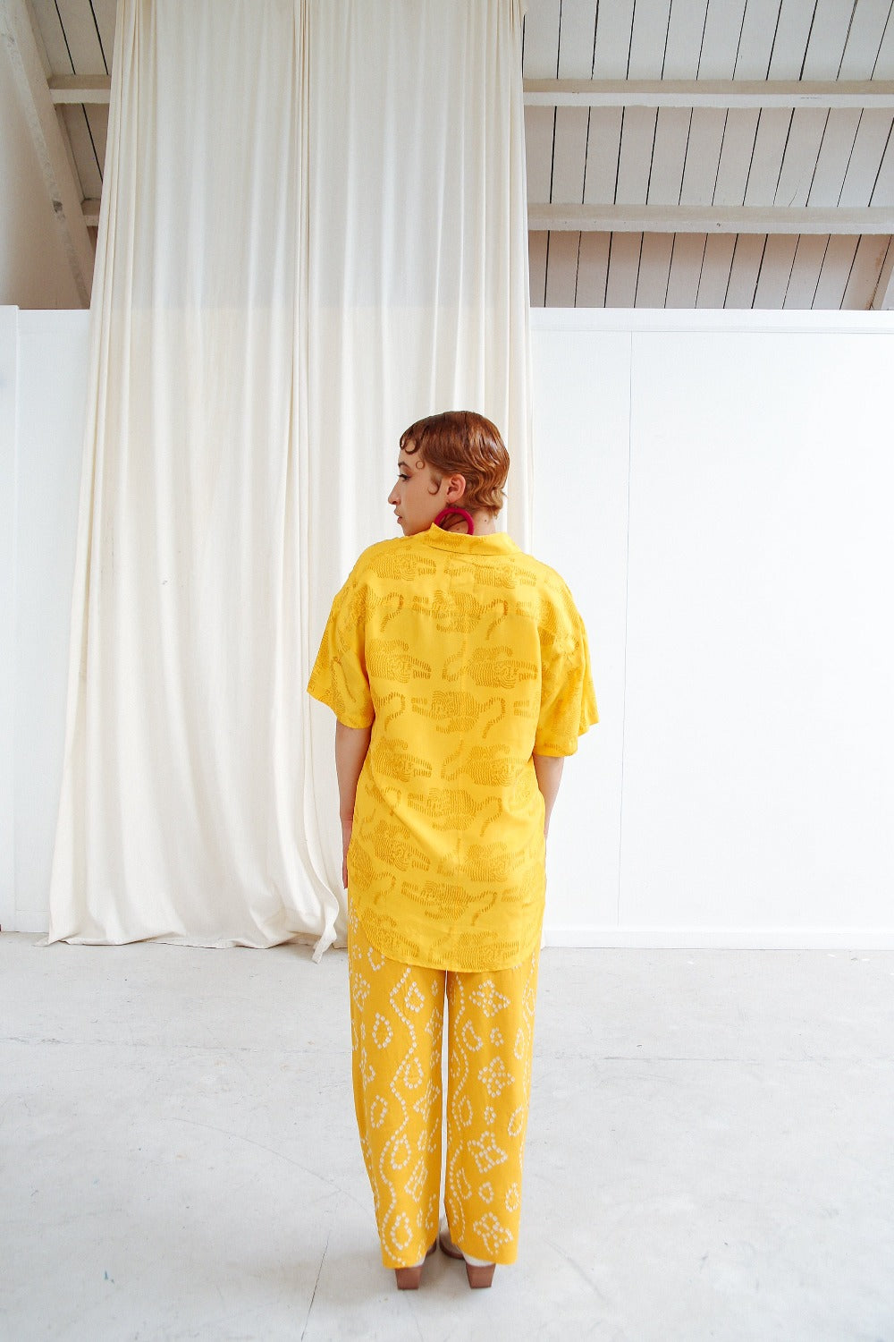 Tiger Block Printed Utility Blouse